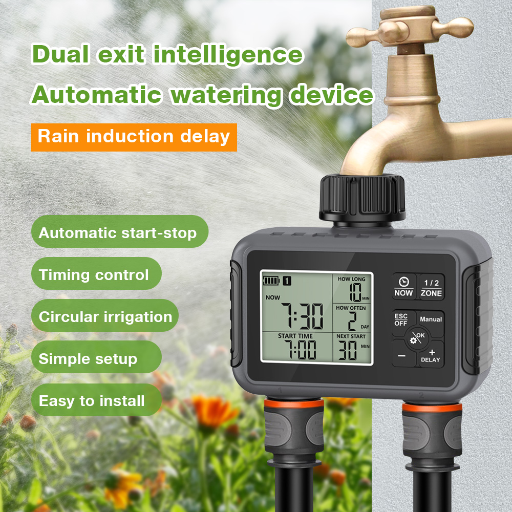 Smart Garden Monitoring System - مؤقت ري أوتوماتيكي ذكي بـ 1/2/3