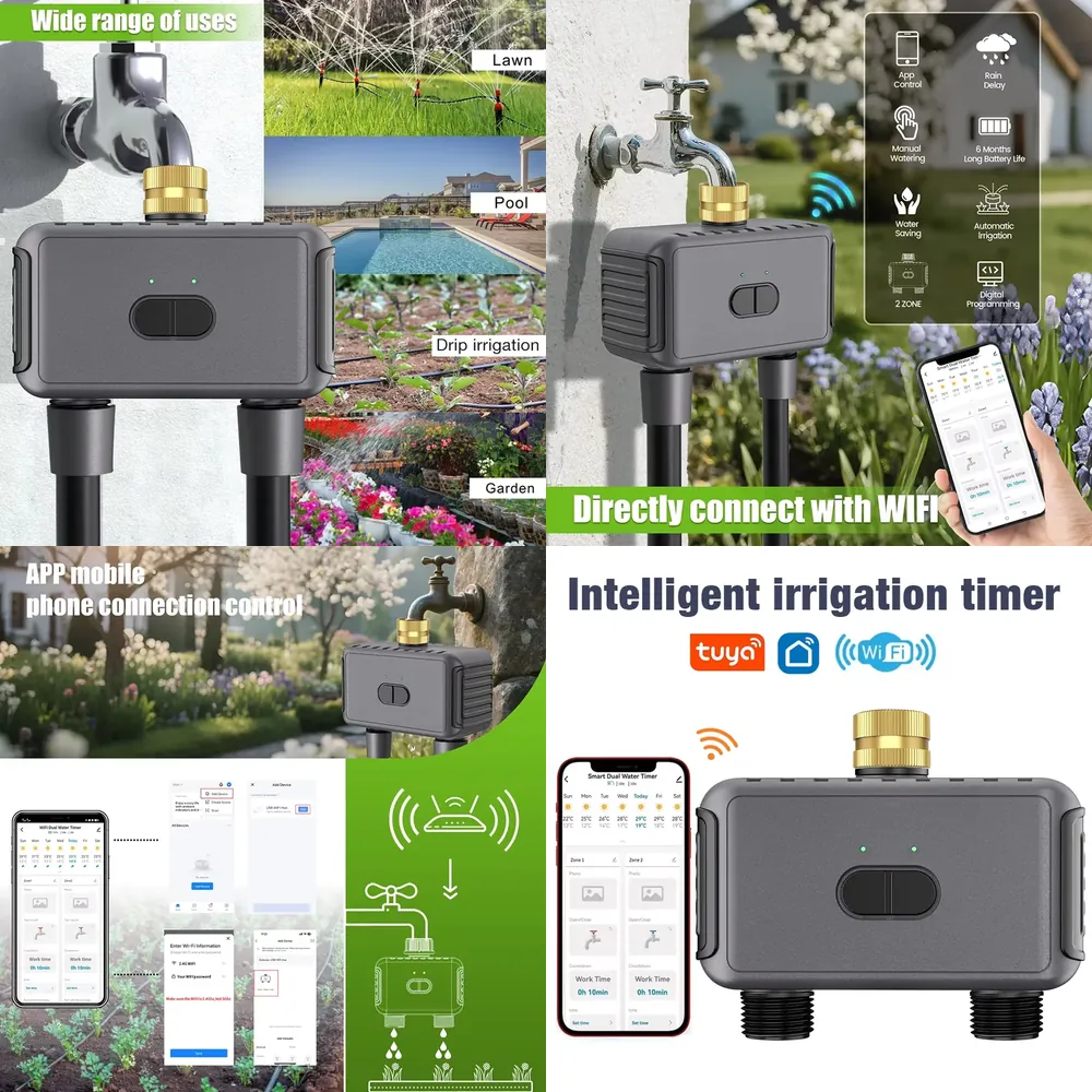 Smart Garden Water - WAP01 مؤقت ري ذكي بتحكم عبر