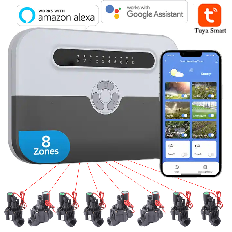 Smart Garden Monitoring System - نظام ري ذكي داخلي بـ 8