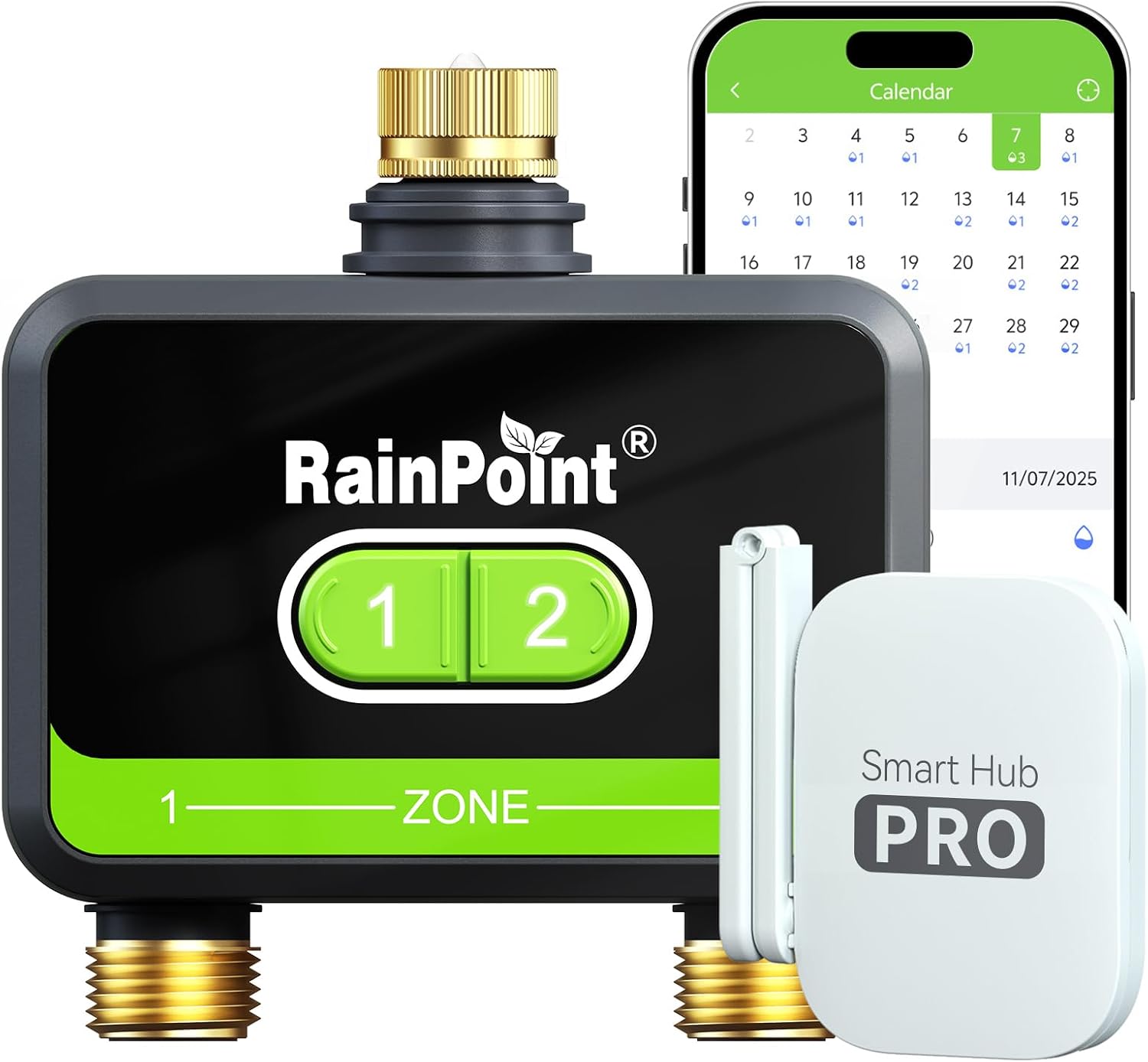 Smart Garden Water - جهاز توقيت ري ذكي ثنائي المناطق