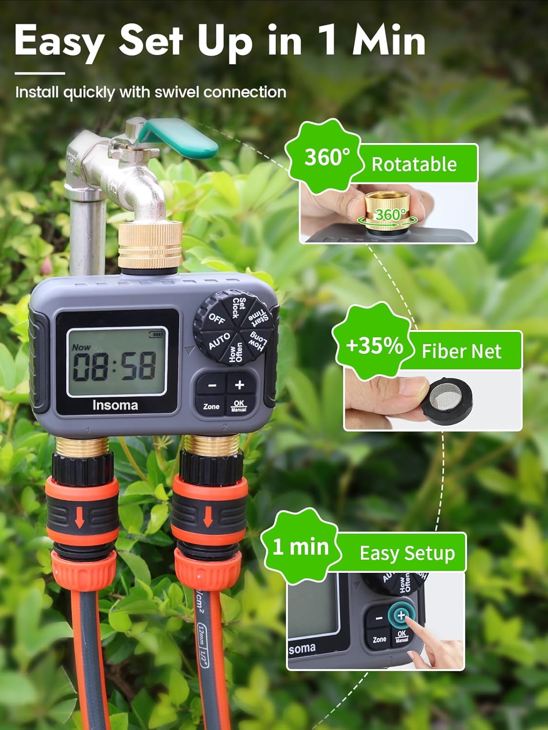 نظام الري الذكي من إنسوما، منا - مراجعة Smart Garden Monitoring System وسعره
