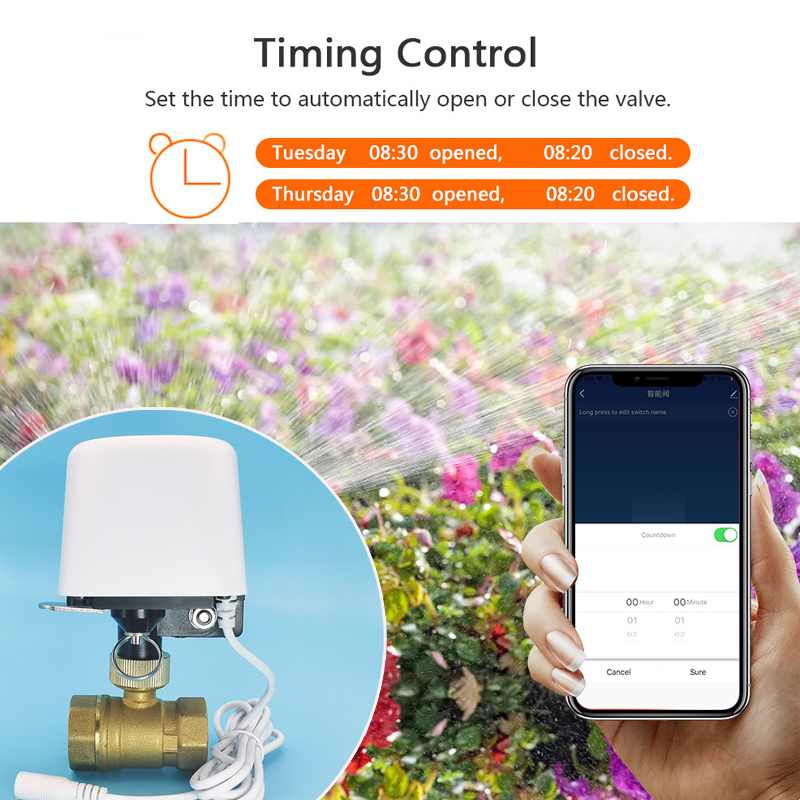 صمام مياه ذكي 1/2 بوصة 3/4 بوص - مراجعة Smart Garden Water وسعره