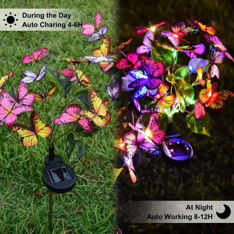 أضواء حديقة الفراشة LED بالطاق - مراجعة Smart Garden Lamp وسعره