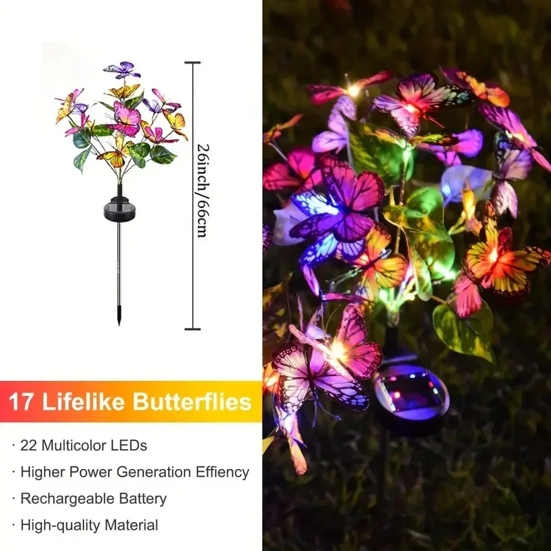 أضواء حديقة الفراشة LED بالطاق - مراجعة Smart Garden Lamp وسعره