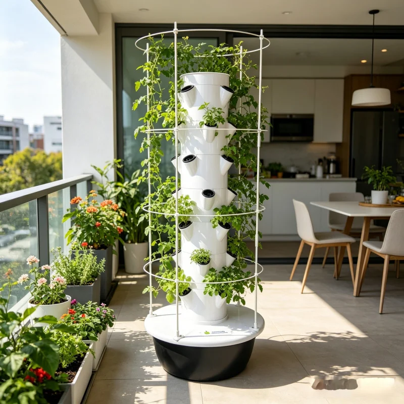 نظام زراعة عمودي ذكي للمنزل بـ - مراجعة Smart Garden Trellis وسعره