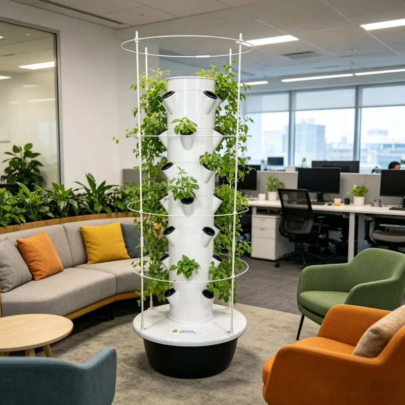 نظام زراعة عمودي ذكي للمنزل بـ - مراجعة Smart Garden Trellis وسعره