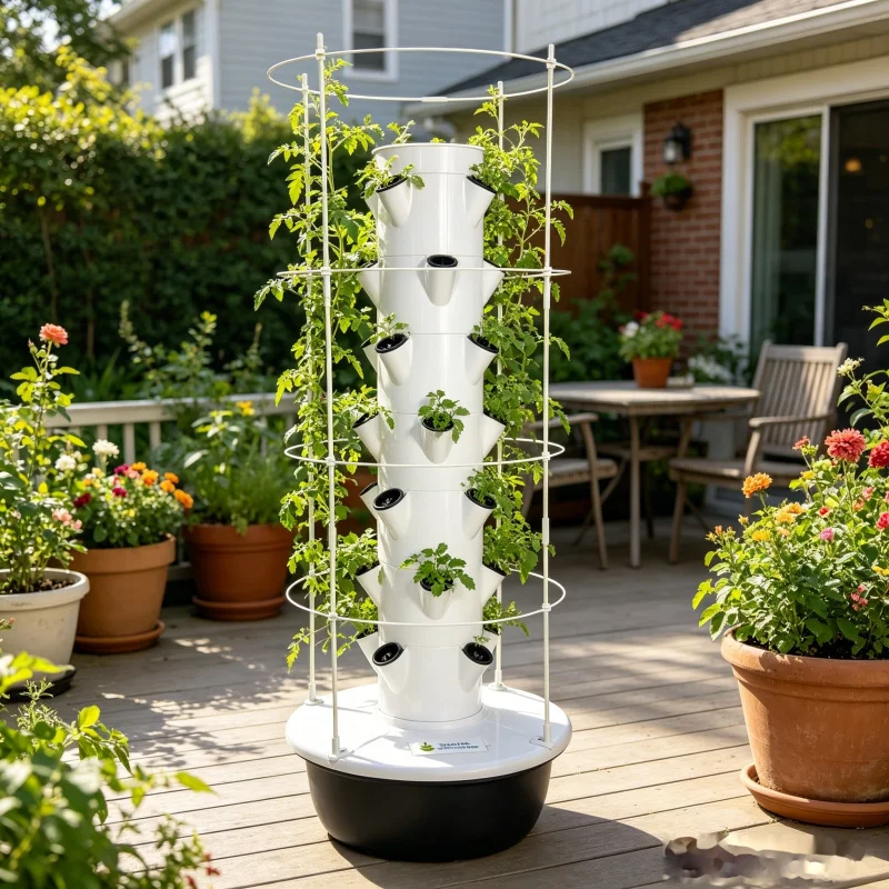 نظام زراعة عمودي ذكي للمنزل بـ - مراجعة Smart Garden Trellis وسعره