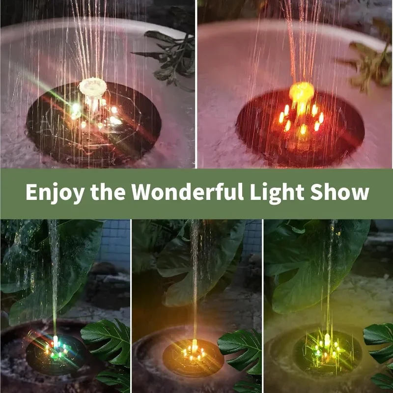 مصباح حبر LED دوار شمسي ، 7 أل - مراجعة Smart Garden Lamp وسعره