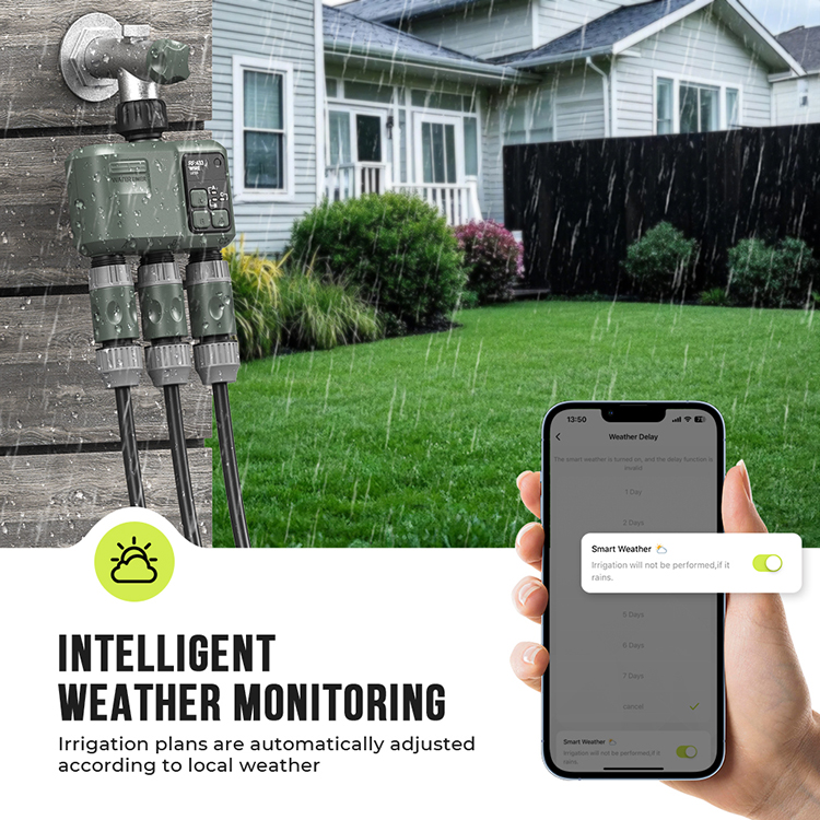 نظام ري ذكي جديد بثلاثة مخارج  - مراجعة Smart Garden Design وسعره