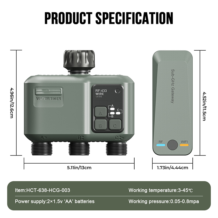 نظام ري ذكي جديد بثلاثة مخارج  - مراجعة Smart Garden Design وسعره