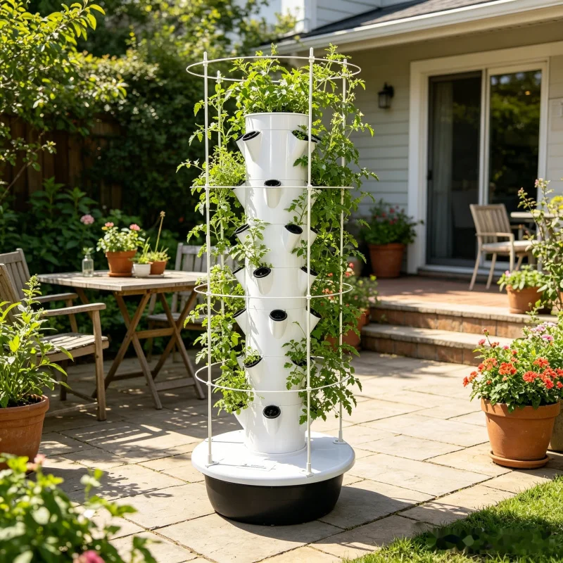 برج زراعة هيدروبونيك بـ 9 طبقا - مراجعة Smart Garden Trellis وسعره