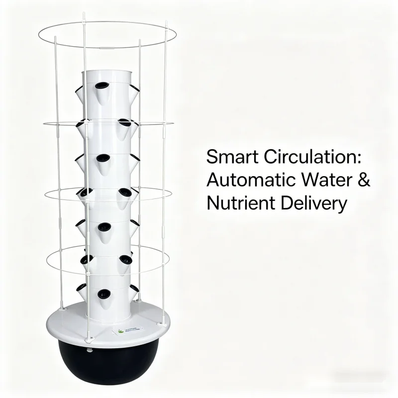برج زراعة هيدروبونيك بـ 9 طبقا - مراجعة Smart Garden Trellis وسعره
