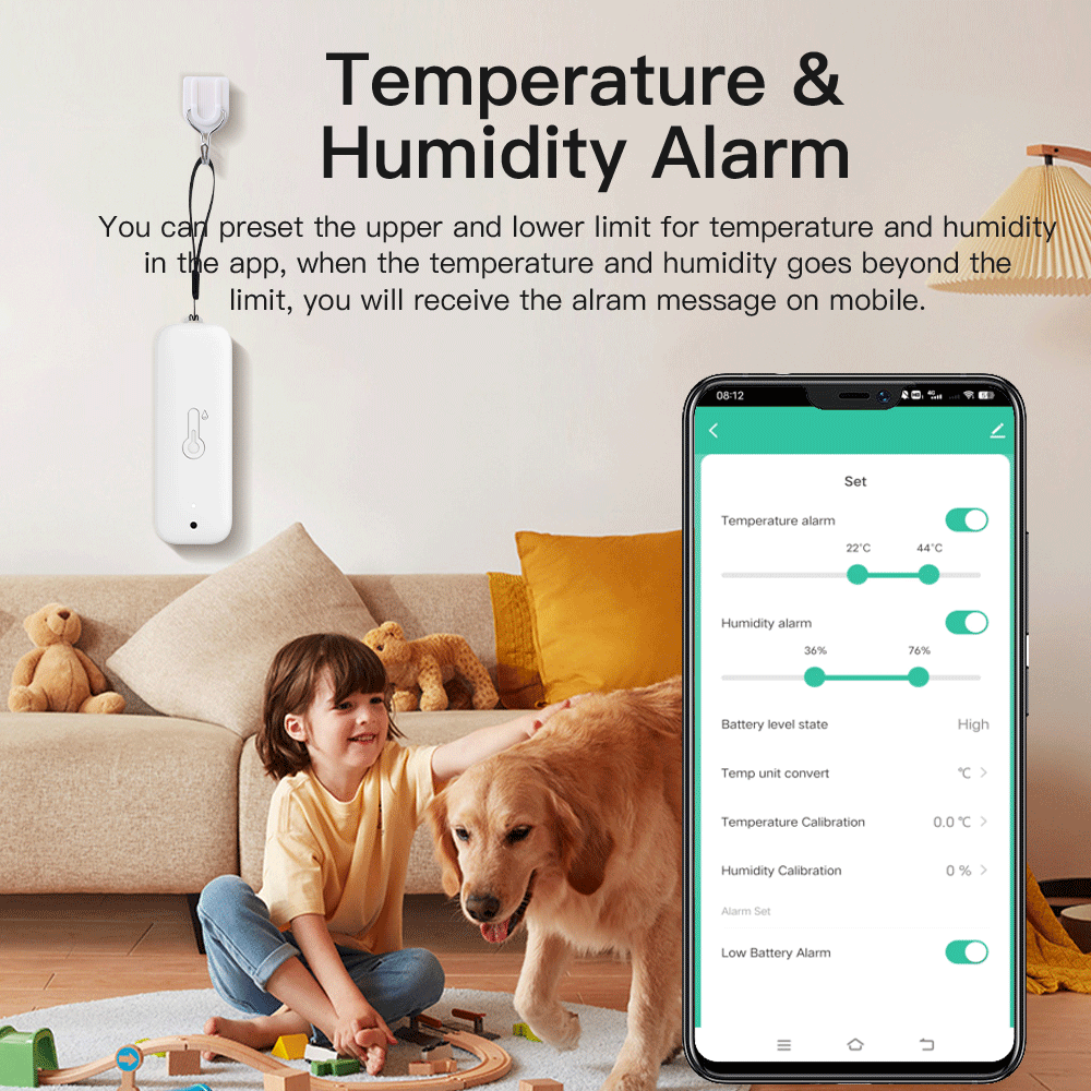 Tuya WiFi مستشعر درجة الحرارة  - مراجعة Smart Garden Arduino وسعره