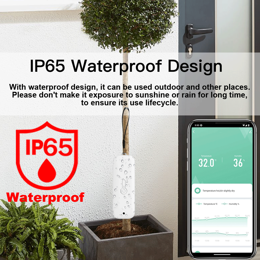 Tuya WiFi مستشعر درجة الحرارة  - مراجعة Smart Garden Arduino وسعره