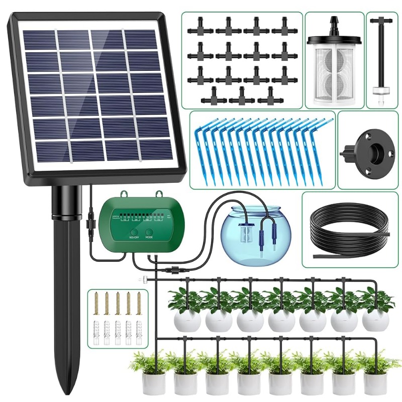 طقم الري الذكي بالطاقة الشمسية - مراجعة Smart Garden Water وسعره