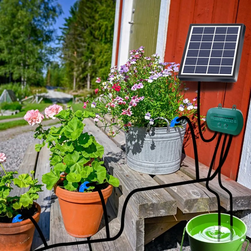 طقم الري الذكي بالطاقة الشمسية - مراجعة Smart Garden Water وسعره