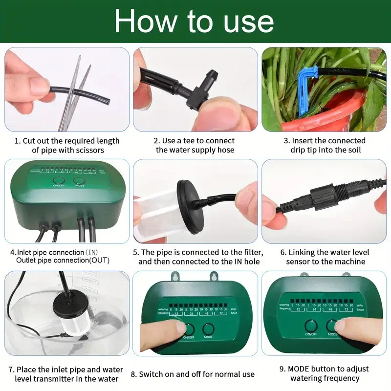 طقم الري الذكي بالطاقة الشمسية - مراجعة Smart Garden Water وسعره