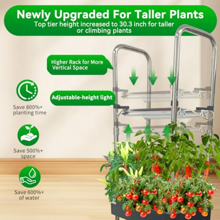 نظام زراعة مائية داخلي: حديقة  - مراجعة Smart Garden Water وسعره