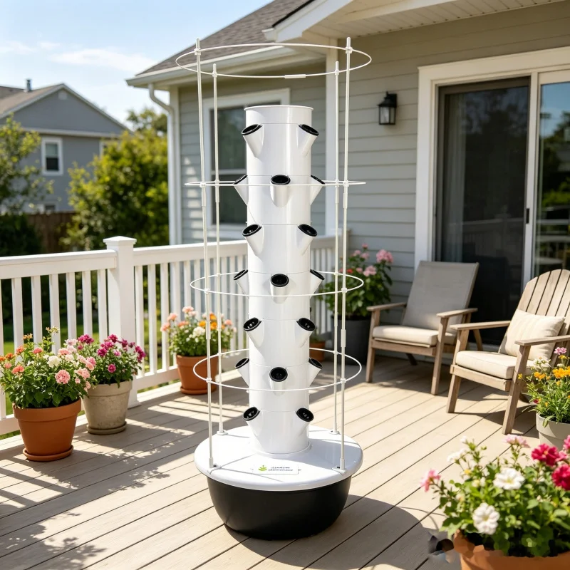 برج زراعة عمودي هيدروبونيك من  - مراجعة Smart Garden Trellis وسعره