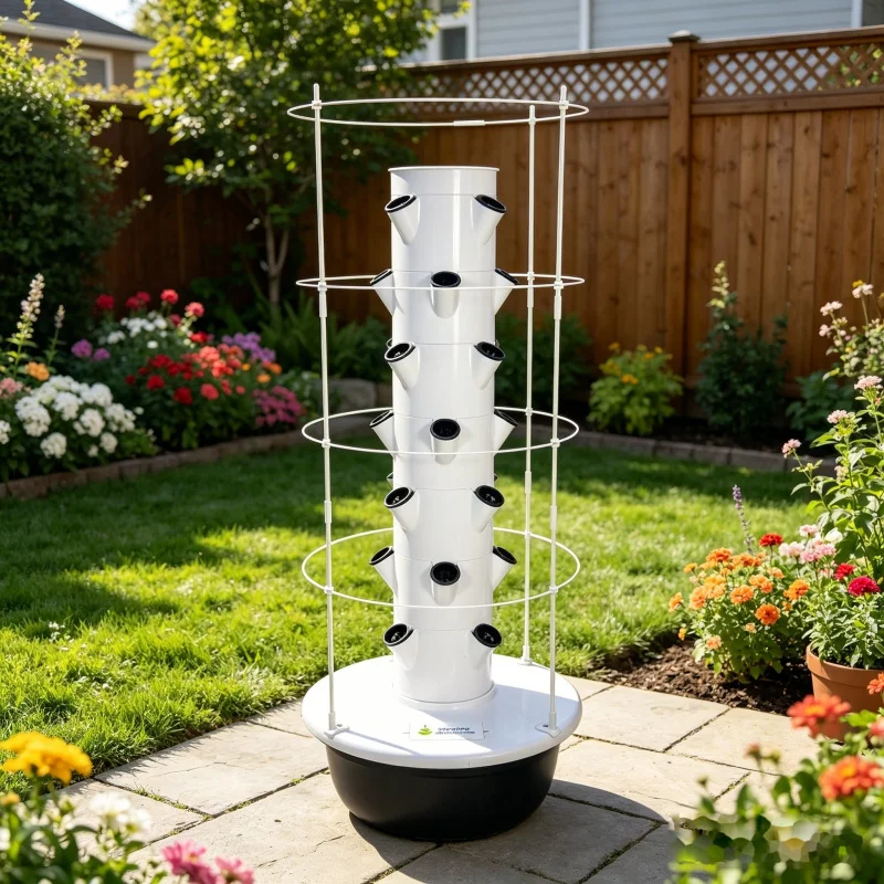 برج زراعة عمودي هيدروبونيك من  - مراجعة Smart Garden Trellis وسعره