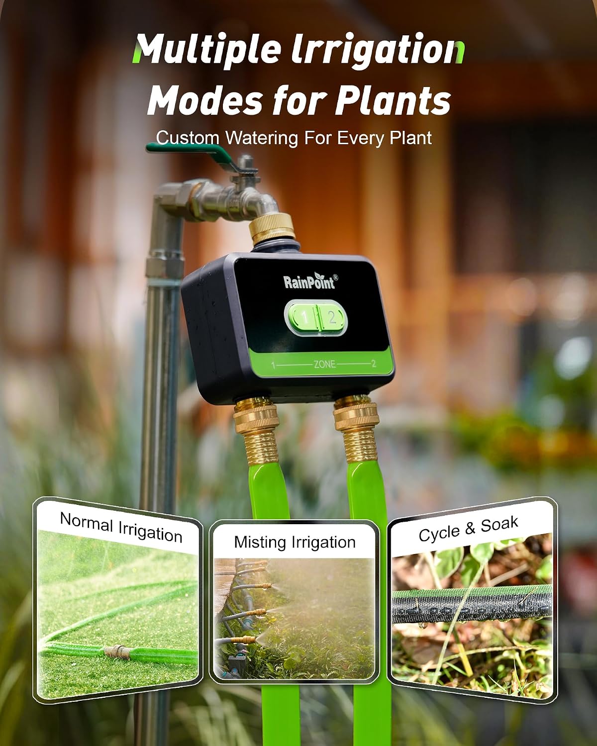 جهاز توقيت ري ذكي ثنائي المناط - مراجعة Smart Garden Water وسعره