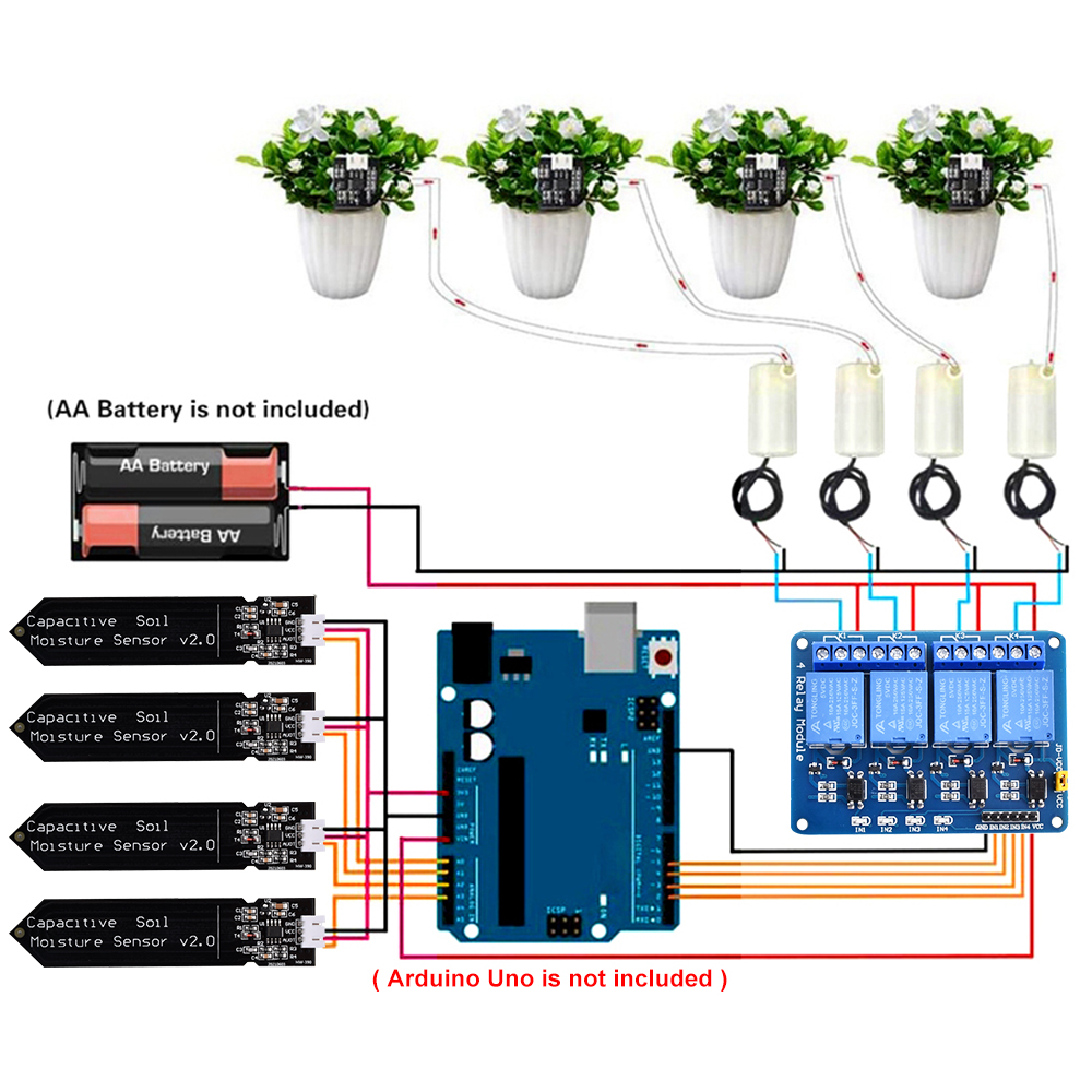 لتقوم بها بنفسك نظام الري الذك - مراجعة Smart Garden With Arduino وسعره