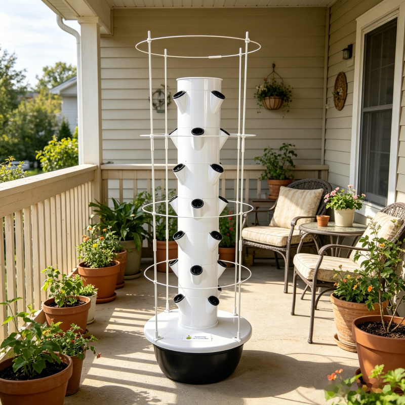برج زراعة مائية عمودي بـ 7 طبق - مراجعة Smart Garden Trellis وسعره