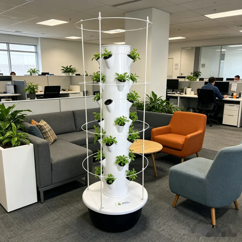 برج زراعة مائية عمودي بـ 7 طبق - مراجعة Smart Garden Trellis وسعره