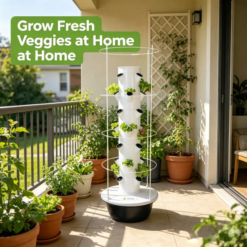 نظام زراعة عمودي هيدروبوني من  - مراجعة Smart Garden Trellis وسعره