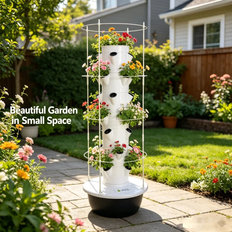 نظام زراعة عمودي هيدروبوني من  - مراجعة Smart Garden Trellis وسعره