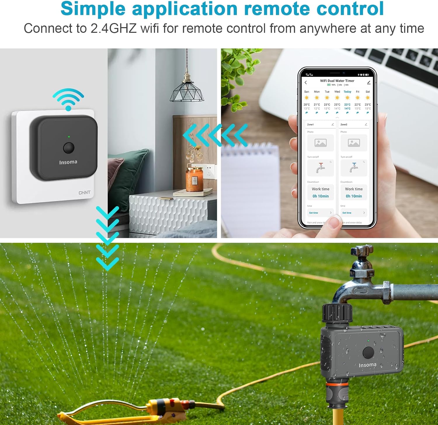 Insoma Wifi التلقائي الرش المو - مراجعة Smart Garden Monitoring System وسعره