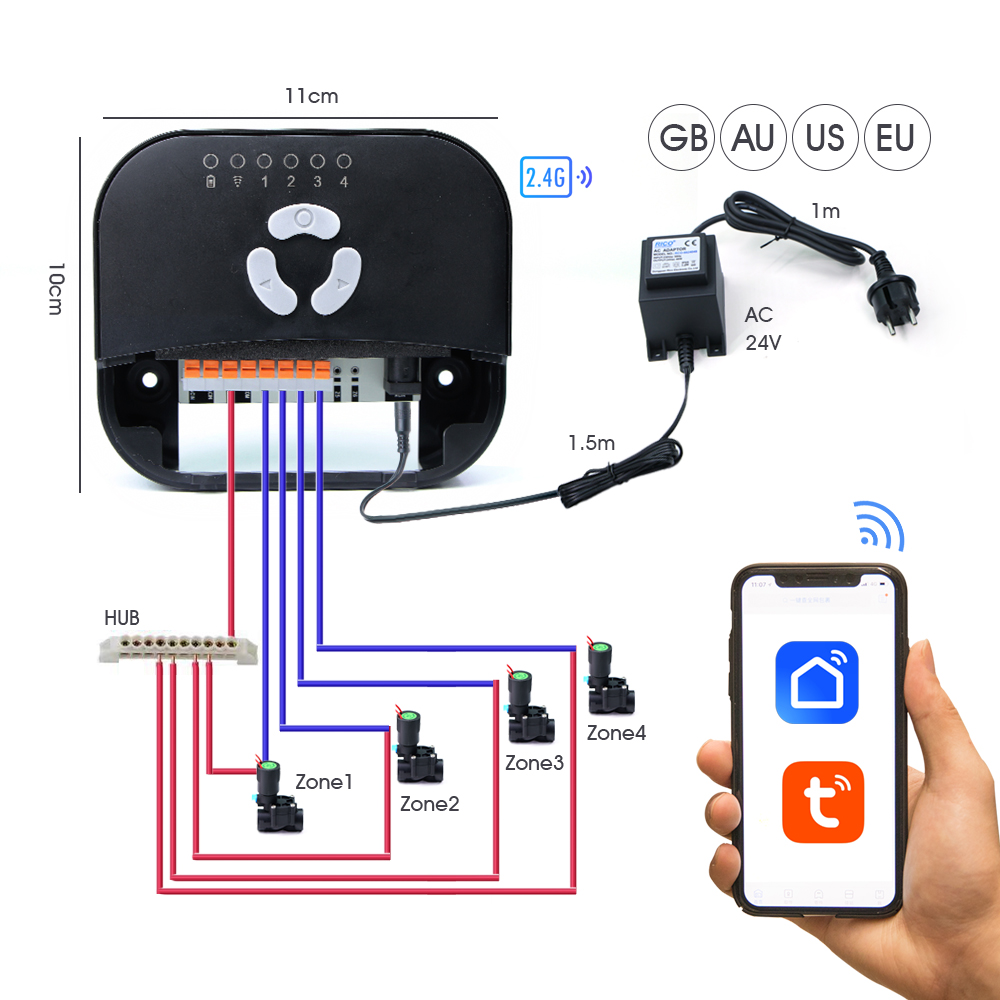 خرطوم الحديقة الملف اللولبي صم - مراجعة Smart Garden Monitoring System وسعره